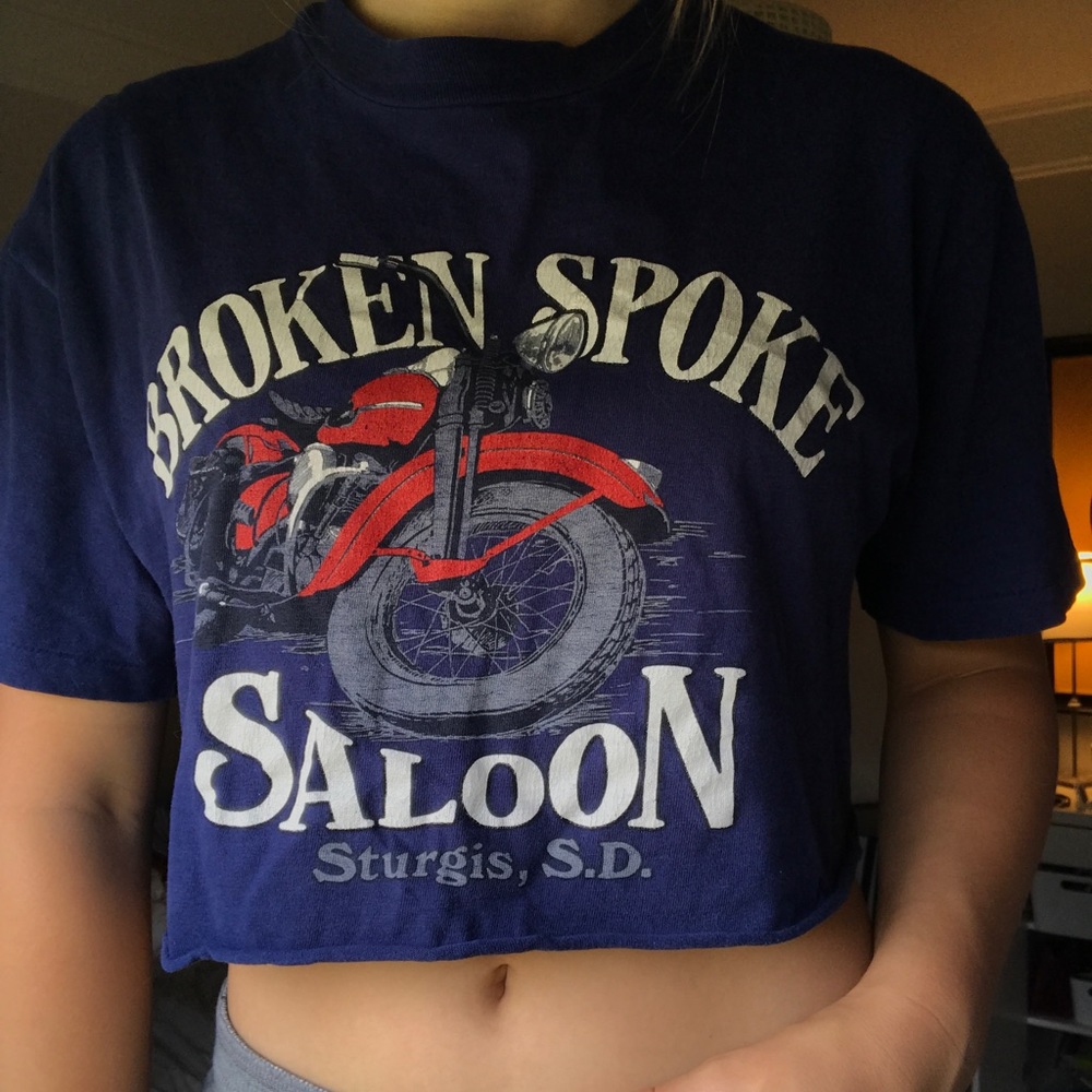 Broken Spokes Saloon Crop Top!!